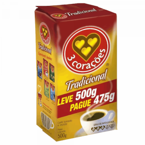 Cafe 3 Coracoes Lv500pg475gr Tradicional