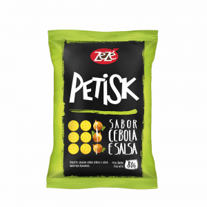 Bisc.Zeze Petisk 80gr Cebola/Salsa