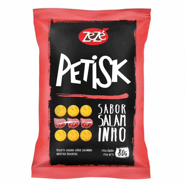 Bisc.Zeze Petisk 80gr Salaminho