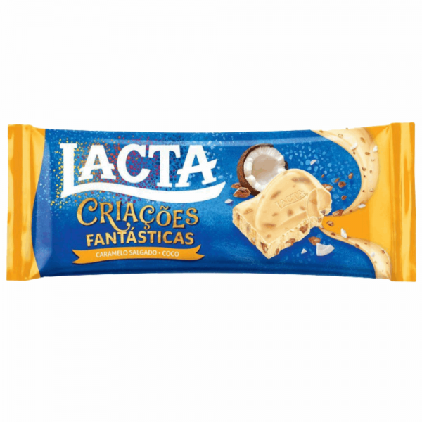 Barra Chocolate Lacta 100gr Coco Caramel
