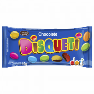 Confeito Dori Disqueti 40gr Chocolate
