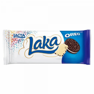 Barra Chocolate Lacta 90gr Laka Oreo