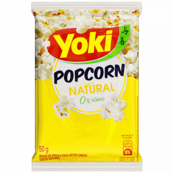 Pipoca Micro.Yoki 50gr Natural