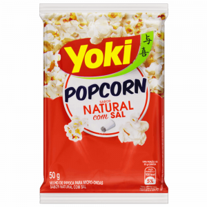 Pipoca Micro.Yoki 50gr Natural C/Sal