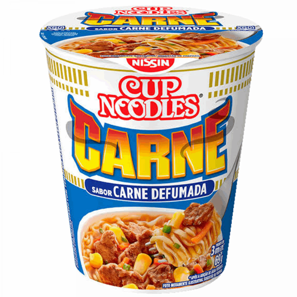 Massa Cup Noodles 69gr Carne Defumada