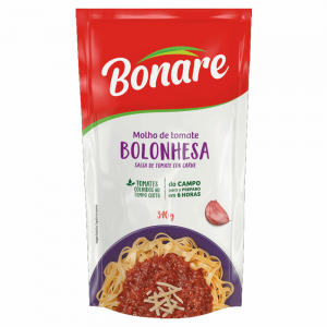 Molho Tomate Bonare 340gr Sach.Bolonhesa