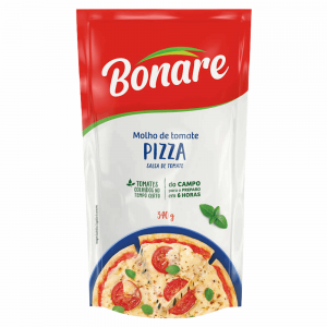 Molho Tomate Bonare 340gr Sach.Pizza
