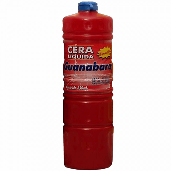 Cera Guanabara Liq. 850ml Vermelha
