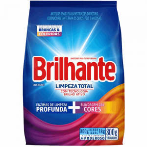 Lava Roupas Po Brilhante 800gr Limp.Tota