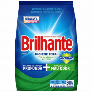 Lava Roupas Po Brilhante 800gr Hig.Total