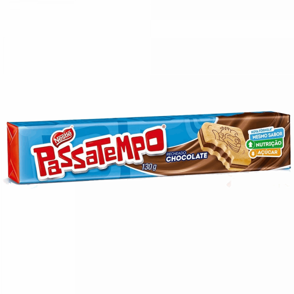 Bisc.Nestle Passatempo Rech.130gr Chocol