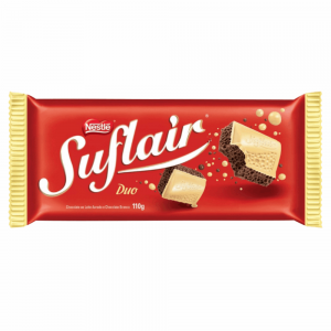 Barra Chocolate Nestle 110gr Suflair Duo