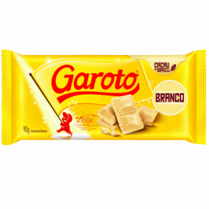 Barra Chocolate Garoto 90gr Branco
