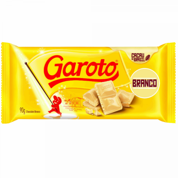 Barra Chocolate Garoto 90gr Branco