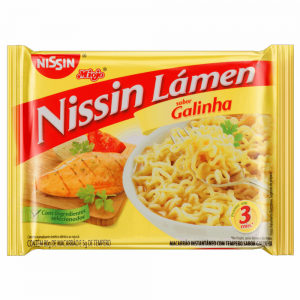 Massa Inst.Nissin Lamen 85gr Galinha