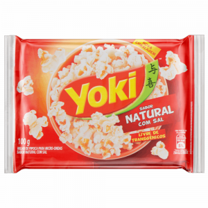 Pipoca Micro.Yoki 100gr Natural C/ Sal