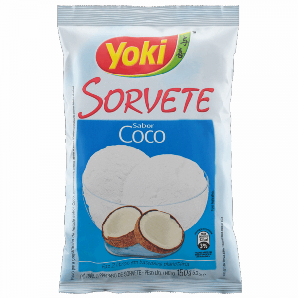 Po Sorvete Yoki 150gr Coco