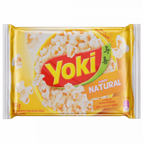 Pipoca Micro.Yoki 100gr Natural