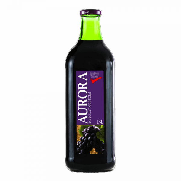 Suco Integral Aurora 1,5lt Uva